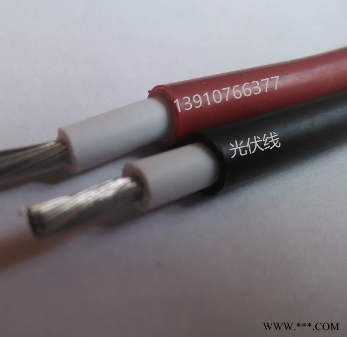 北京光伏电缆 光伏线低烟无卤材料 采用辐照交联技术 双层绝缘图6