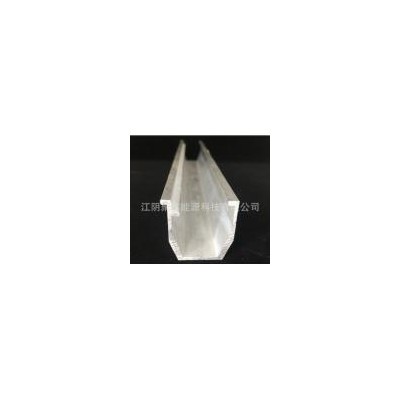 [新品] 光伏支架配件梯形彩钢瓦屋顶专用U型导轨(JX-DG001)