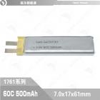 [新品] 高电压聚合物锂电池3.8V 500mAh 60C(701761)图1