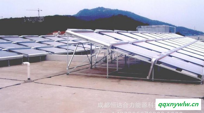 5吨酒店宾馆式太阳能热水器工程系统图2