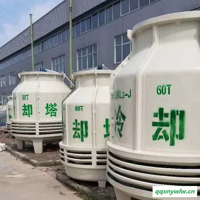 逆流式冷却塔  玻璃钢节能冷却塔 工业冷水塔 玻璃钢冷却塔 水循环冷却带水泵 冷却塔维修图3
