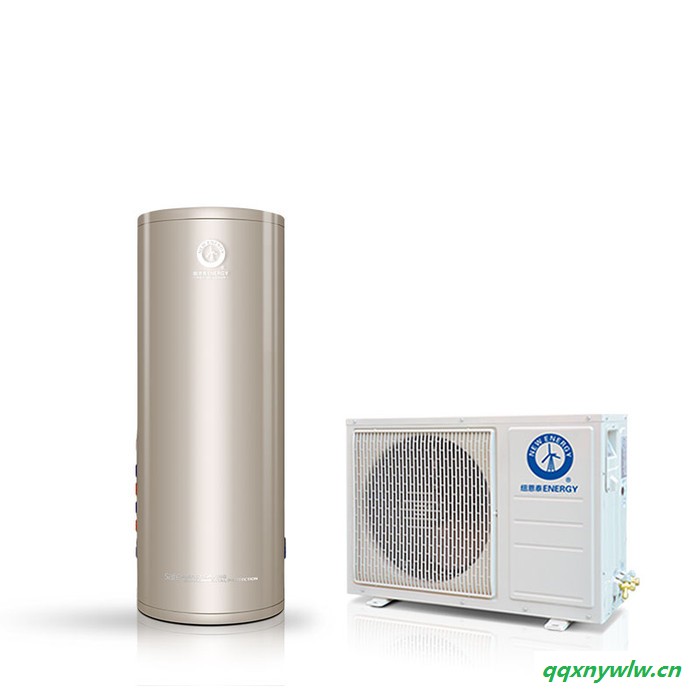 华南太阳能工程纽恩泰空气能热水器圆桶F系列1匹100升 厂家批发 招商加盟图1