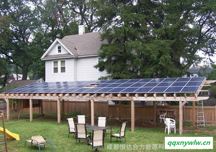 5KW整套家用太阳能并网离网光伏电站 太阳能电池板 分布式发电系统图2