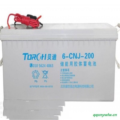 贝迪蓄电池6-CNJ-200太阳能蓄电池 储能胶体蓄电池 免维护蓄电池 12V200AH 质保三年