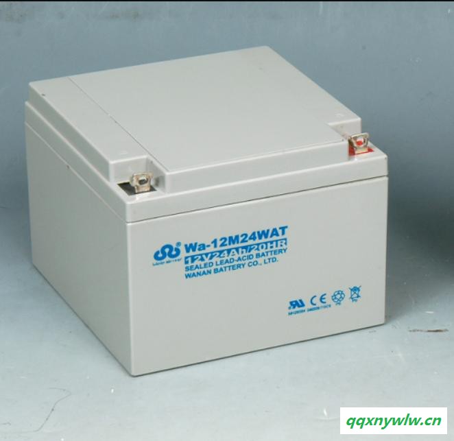 常德市WA-12M24AC万安免维护蓄电池12V24AH经销商太阳能电池