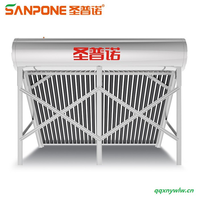 太阳能热水器 全自动家用商用热水一级能效带电加热 铝合金支架全不锈钢水箱 自提（不含安装） 220L/24管/4-5人用图6