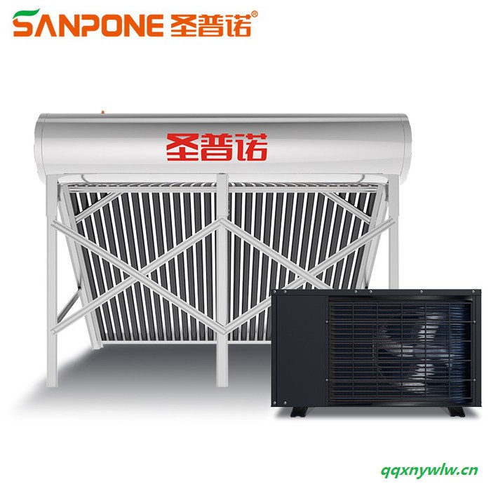 圣普诺（SANPONE）太空能热水器 太阳能/空气能一体省电加热 水循环空气能家用/商用热泵含包送货 1.5P/4-6人图4