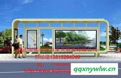 太阳能广告候车亭灯箱  泓春灯箱A001 太阳能灯箱图3