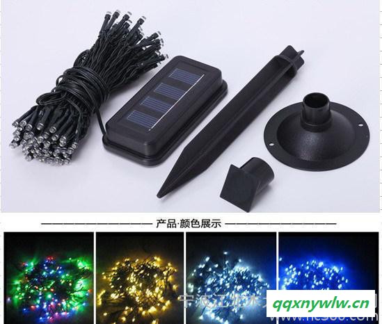 太阳能灯 太阳能霓虹灯,太阳能彩灯,led,100LED图3