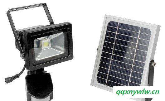太阳能灯价格带3瓦太阳能板带户外感应器10W