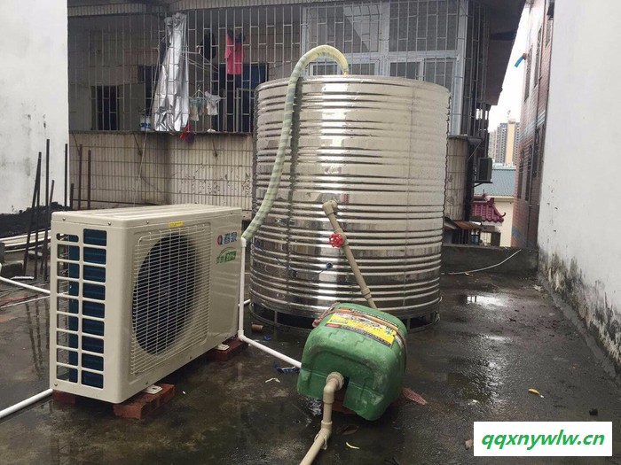 2吨热水小型工程 太空能热水器 空气能热水器图2