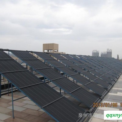 供应贝克兰真空管平板太阳能热水器工程集热器