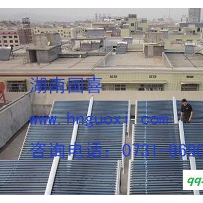 供应太阳能热水工程,太阳能热水器工程 浅谈国喜热水工程