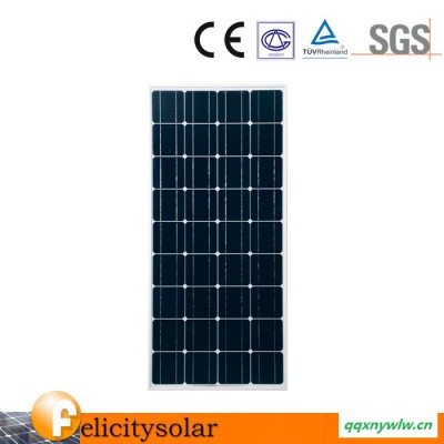 供应100W单晶太阳能板/太阳能组件/太阳能系统/太阳能电池板 高效节能