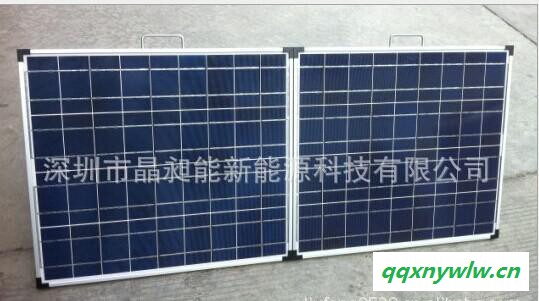 100W多晶（夏普组件）折叠太阳能板 折叠太阳能电池板图3