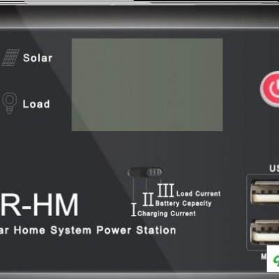 硕日太阳能充电控制器 小型家用太阳能控制器 带LCD显示器