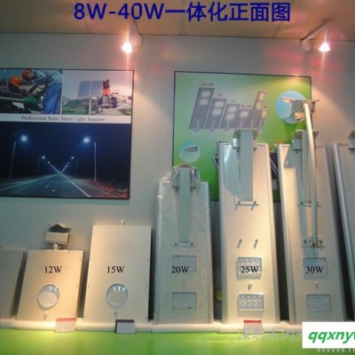 供应闪光辉8W一体化路灯 省电环保照明灯 不用布线太阳能灯