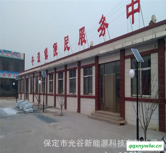 河北廊坊公园太阳能灯 庭院灯 户外照明路灯图2