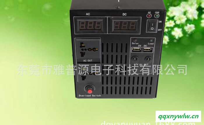 纯正弦波1000W 逆变、太阳能、市电充电、智能型太阳能发电