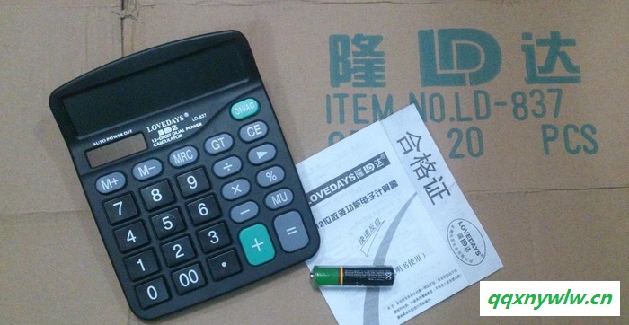 隆达LOVEDAYS LD-837计算器 太阳能计算器办公计图2