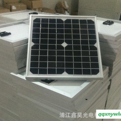 单晶10W18V（12V电池充电）太阳能充电板 交通灯具发电
