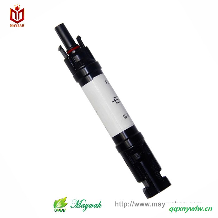 MC4太阳能光伏连接器 带保险丝连接器 防水IP67 厂直销  maylar MC4保险丝