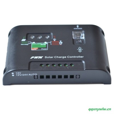 SUNYOBA PWM太阳能控制器10A 12V/24V 光时控家用光伏发电系统10I-EC