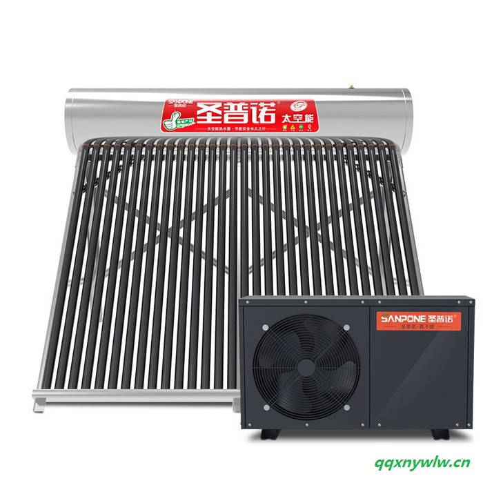 圣普诺（SANPONE）太空能热水器 不锈钢太阳能/空气能一体省电加热 氟循环空气能家用/商用热泵含包送货图8