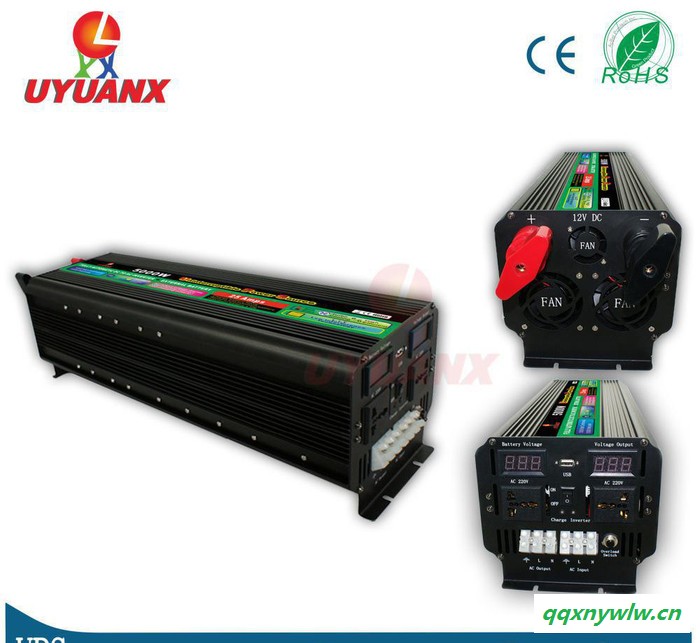 24V5000W UPS充电 车载逆变器 家用大功率太阳能逆