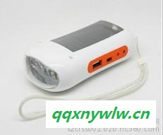 太阳能收音机手LED电筒充电器三合一图5