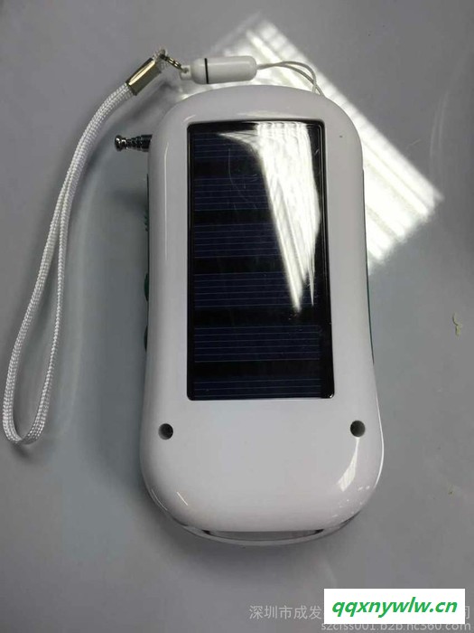 太阳能收音机手LED电筒充电器三合一图3