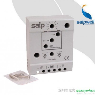 赛皮SML10A 12/24V自动转换太阳能充电控制器 三个LED显示