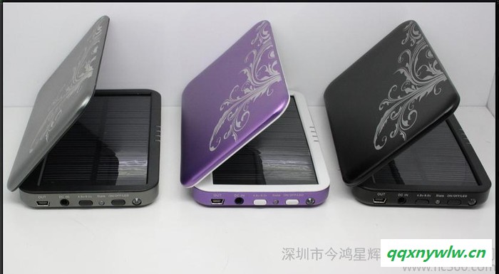 LD4200大功率太阳能充电器，多功能翻盖式太阳能应急充图1