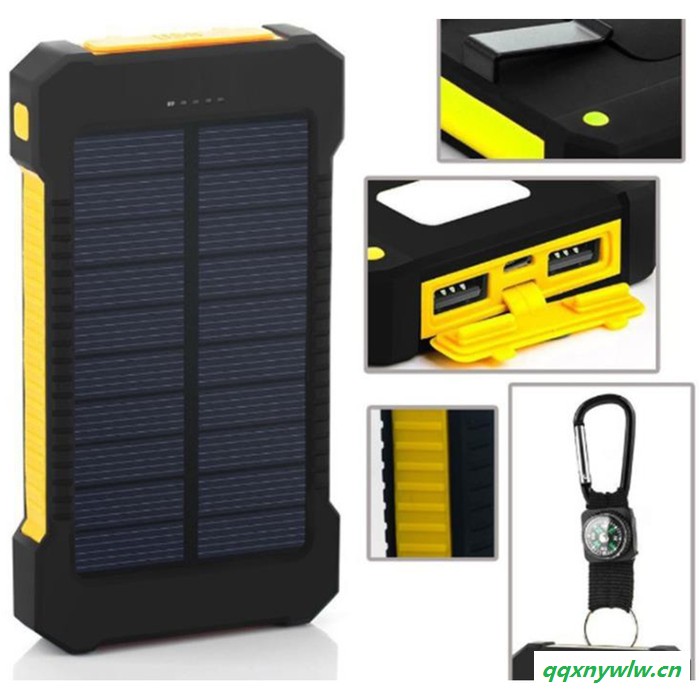 F5太阳能充电宝｜太阳能移动电源10000mAhsolar power bank