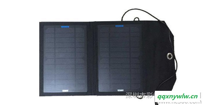 7w便携式太阳能移动可折叠充电包 太阳能户外野营数码产品充电图2