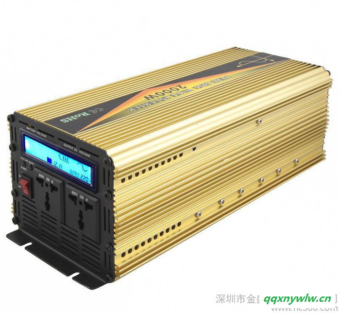 直销正弦波UPS充电型太阳能逆变器2000W12V转220V