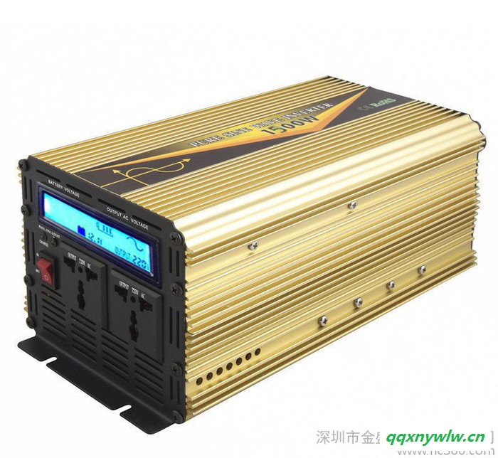 直销正弦波UPS充电型太阳能逆变器1500W12V转220V