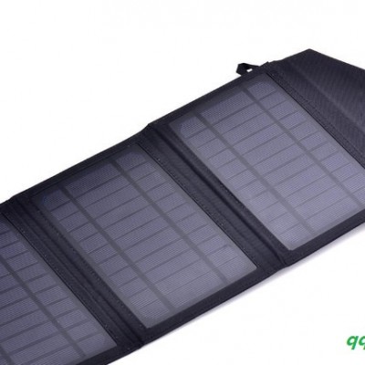 15W便携式太阳能移动可折叠移动电源 太阳能户外野营产品充电