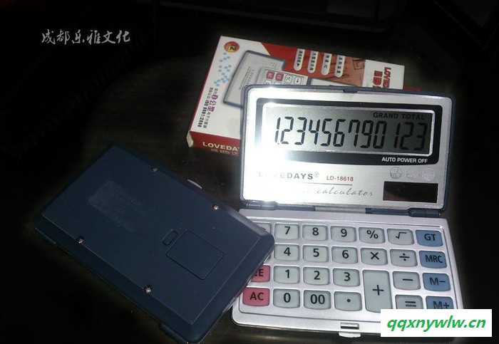 18618太阳能盒式便携式计算器四川成都荷花池乐雅办公低价图3