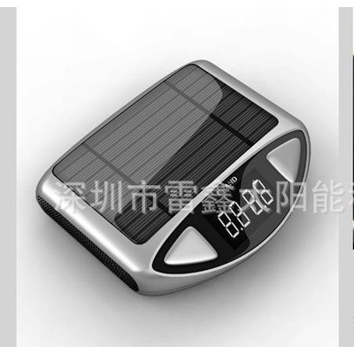 车用太阳能车载空气净化器 车内氧吧 除雾霾智能除异味pm2.