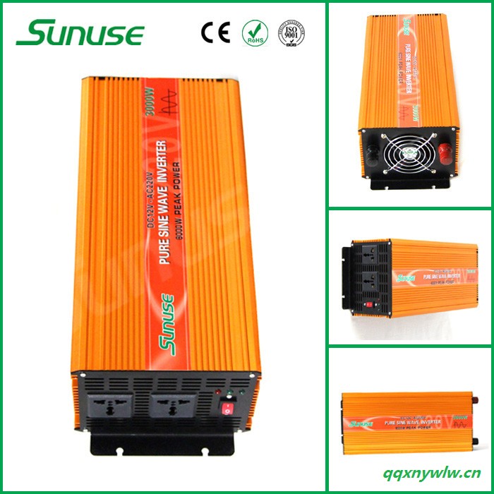 12V/24V转220V太阳能电源转换器 3000W纯正弦波车载逆变器图3