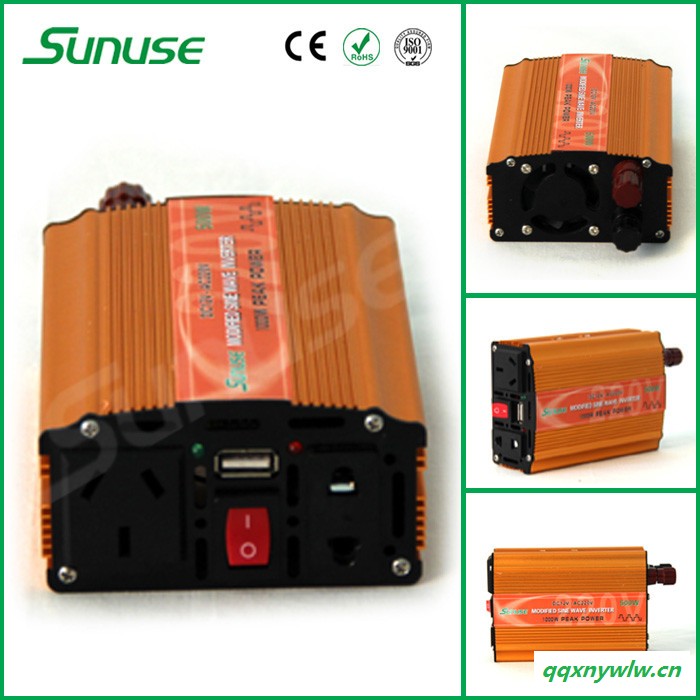 SU500W太阳能逆变器 修正弦波12V/24V转220V车载逆变器电源转换器图3