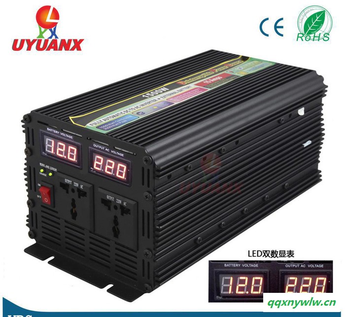 LED双数显表1500W充电逆变一体机UPS逆变器太阳能家用图2
