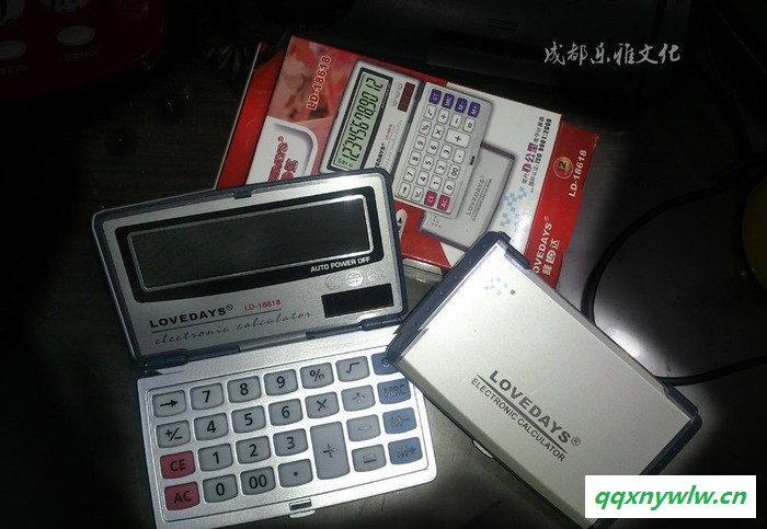 隆达LOVEDAYS LD-18618计算器 盒式太阳能12图2