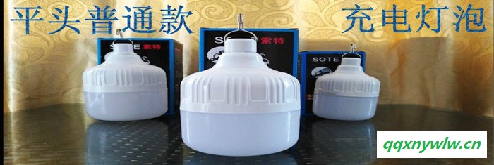 LED充电 夜市灯 飞碟灯泡灯地摊/露营太阳能充电应急球泡灯直销图2