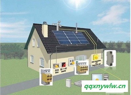 向阳路灯节电器太阳能光伏电站建设别墅太阳能发电家用（户用）太阳能光伏发并网太阳能发电|光伏电站安装图2