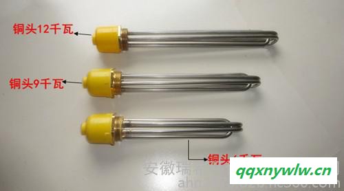 铜头电加热12千瓦空气能太阳能锅炉/热水工程/不锈钢保温水箱专用电加热