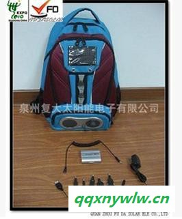 复大太阳能充电包，户外出行包，旅行包，登山包，野营包，应急充电包，，多功能包，可定位导航图3