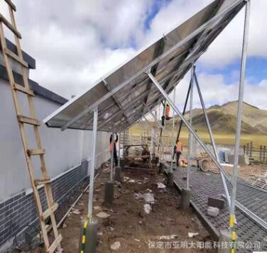 10KW太阳能发电系统全套离网独立运行系统8D光伏微网电站图2