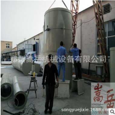 PP碳钢脱硫塔 锅炉烟气脱硫净化塔 大型砖厂脱硫塔废气脱硫除尘塔图3